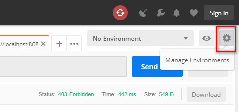 create an env